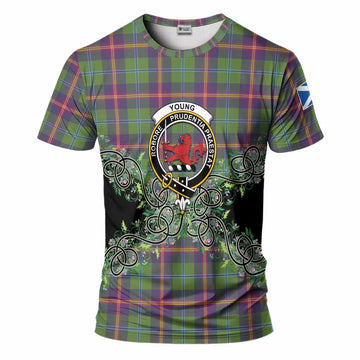 Young Tartan T-Shirt Thistle Scottish Spirit