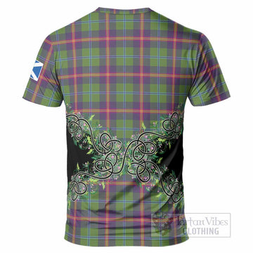 Young Tartan T-Shirt Thistle Scottish Spirit