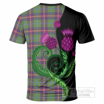 Young Tartan T-Shirt Traditional Scottish Thistle
