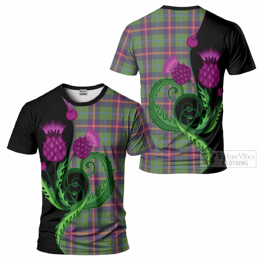Young Tartan T-Shirt Traditional Scottish Thistle