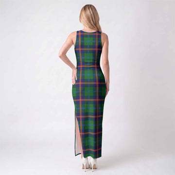 Young Tartan Tank Maxi Dress