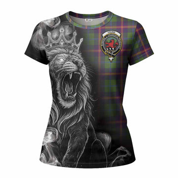 Young Tartan Women T shirt Roaring Lion Heritage