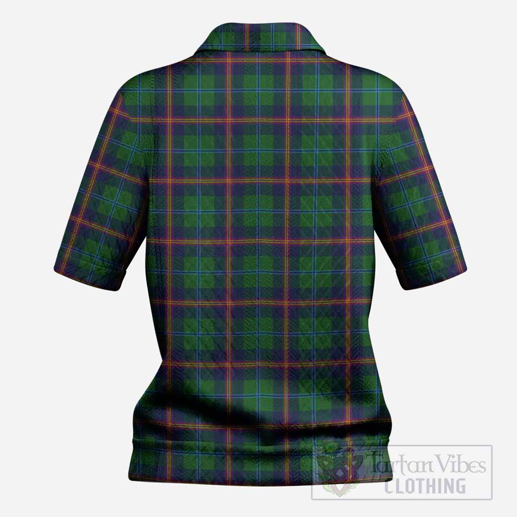 Young Tartan Women’s Polo Sweater Top