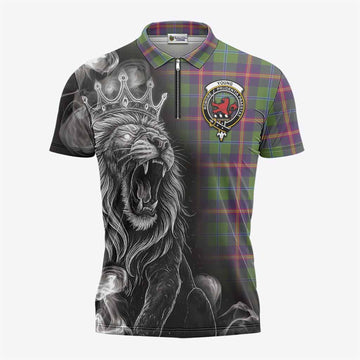 Young Tartan Zipper Polo Shirt Roaring Lion Heritage