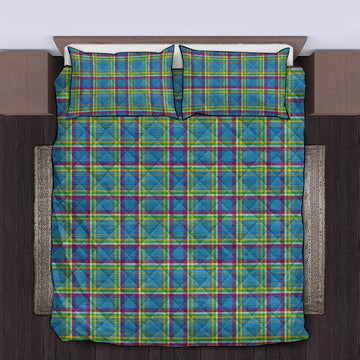 Yukon Territory Canada Tartan Quilt Bed Set