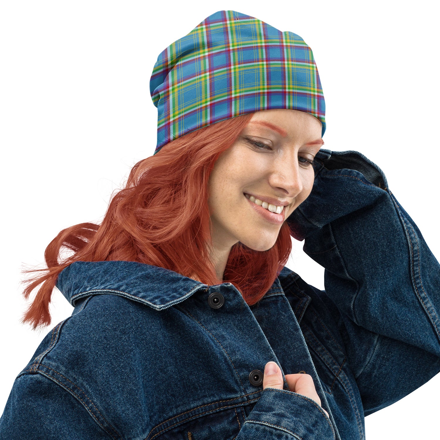 yukon-territory-canada-tartan-beanies-hat