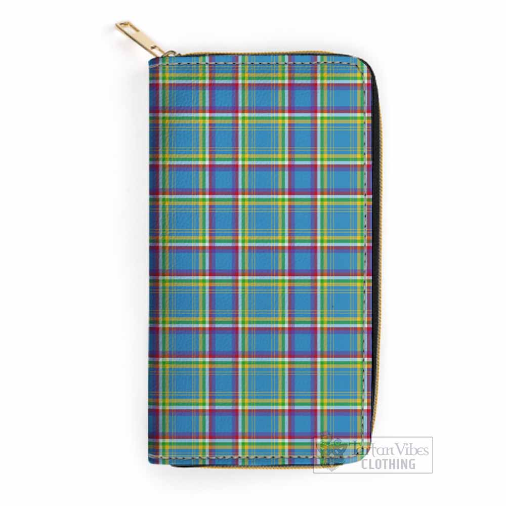 Tartan Vibes Clothing Yukon Territory Canada Tartan Women's Leather Wallet