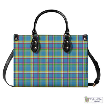 Yukon Territory Canada Tartan Luxury Leather Handbags