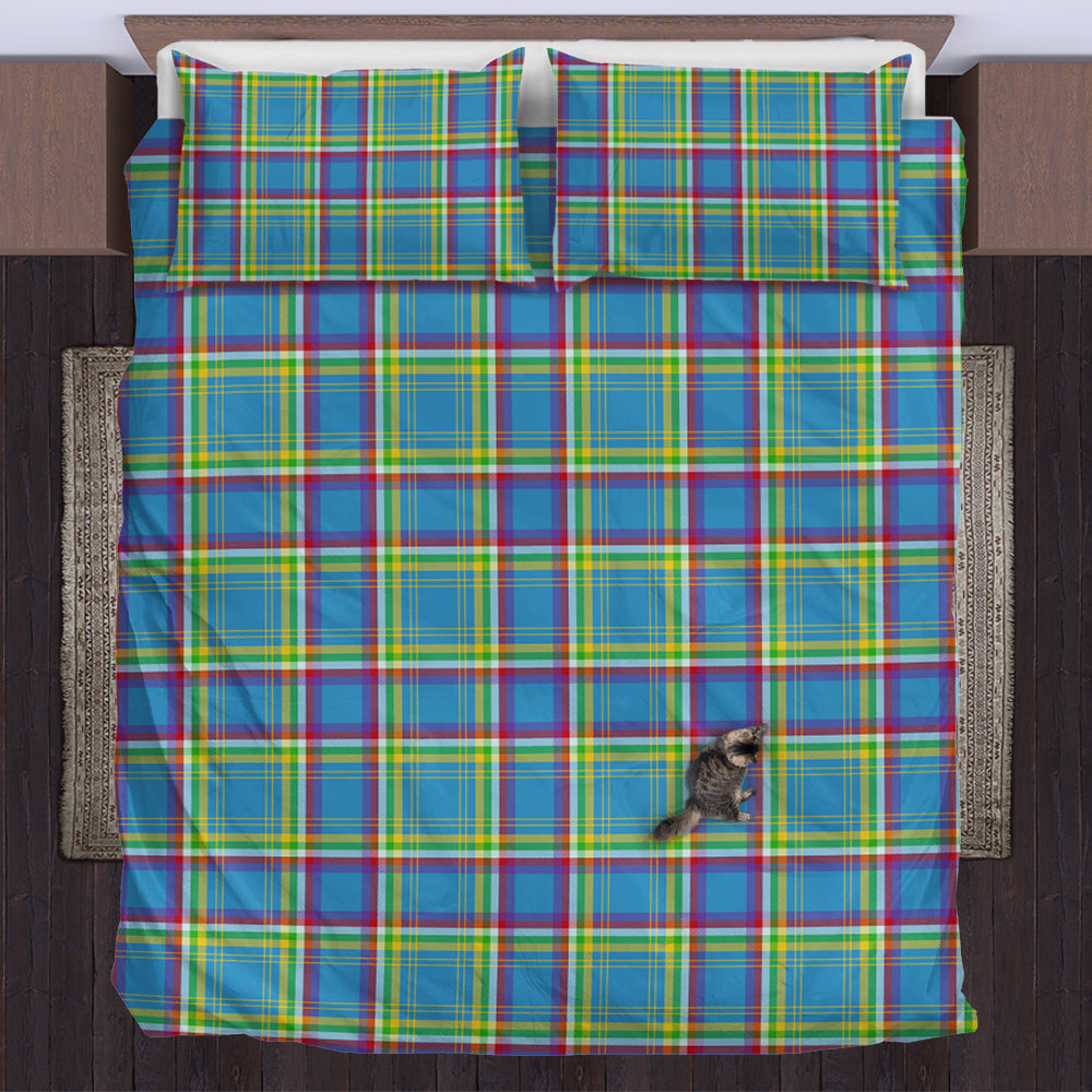 yukon-territory-canada-tartan-bedding-set