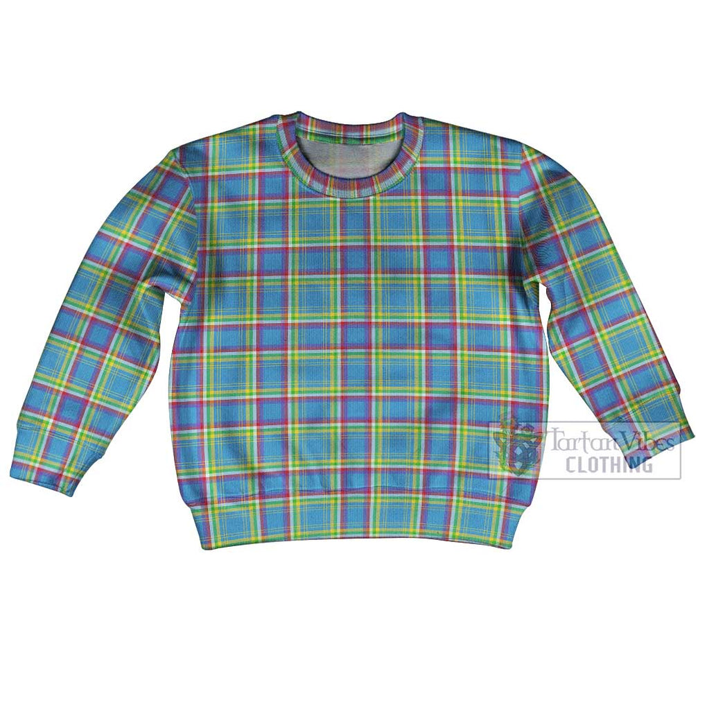 Tartan Vibes Clothing Yukon Territory Canada Tartan Kid Ugly Sweater