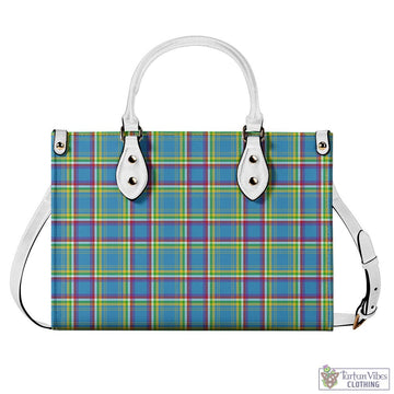 Yukon Territory Canada Tartan Luxury Leather Handbags