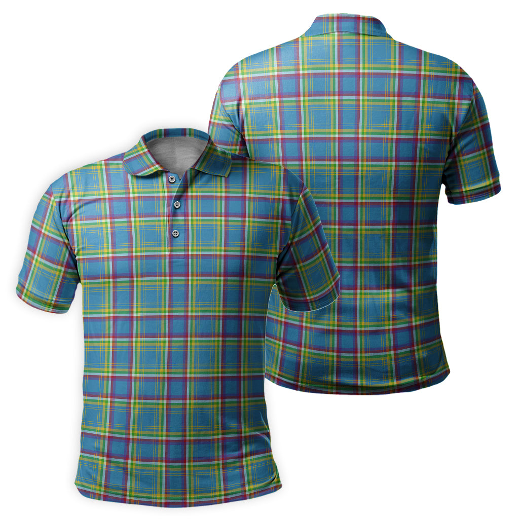 Yukon Territory Canada Tartan Mens Polo Shirt