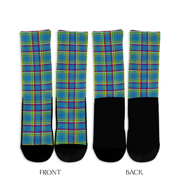 Yukon Territory Canada Tartan Crew Socks
