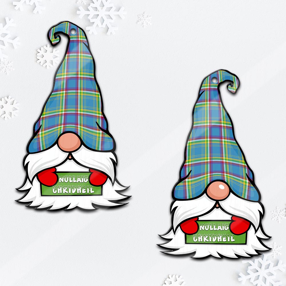 Yukon Territory Canada Gnome Christmas Ornament with His Tartan Christmas Hat - Tartan Vibes Clothing