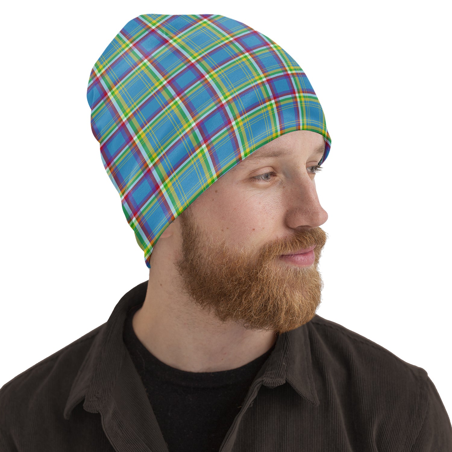 yukon-territory-canada-tartan-beanies-hat