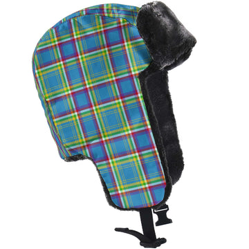 Yukon Territory Canada Tartan Winter Trapper Hat