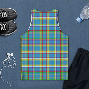 Yukon Territory Canada Tartan Mens Tank Top