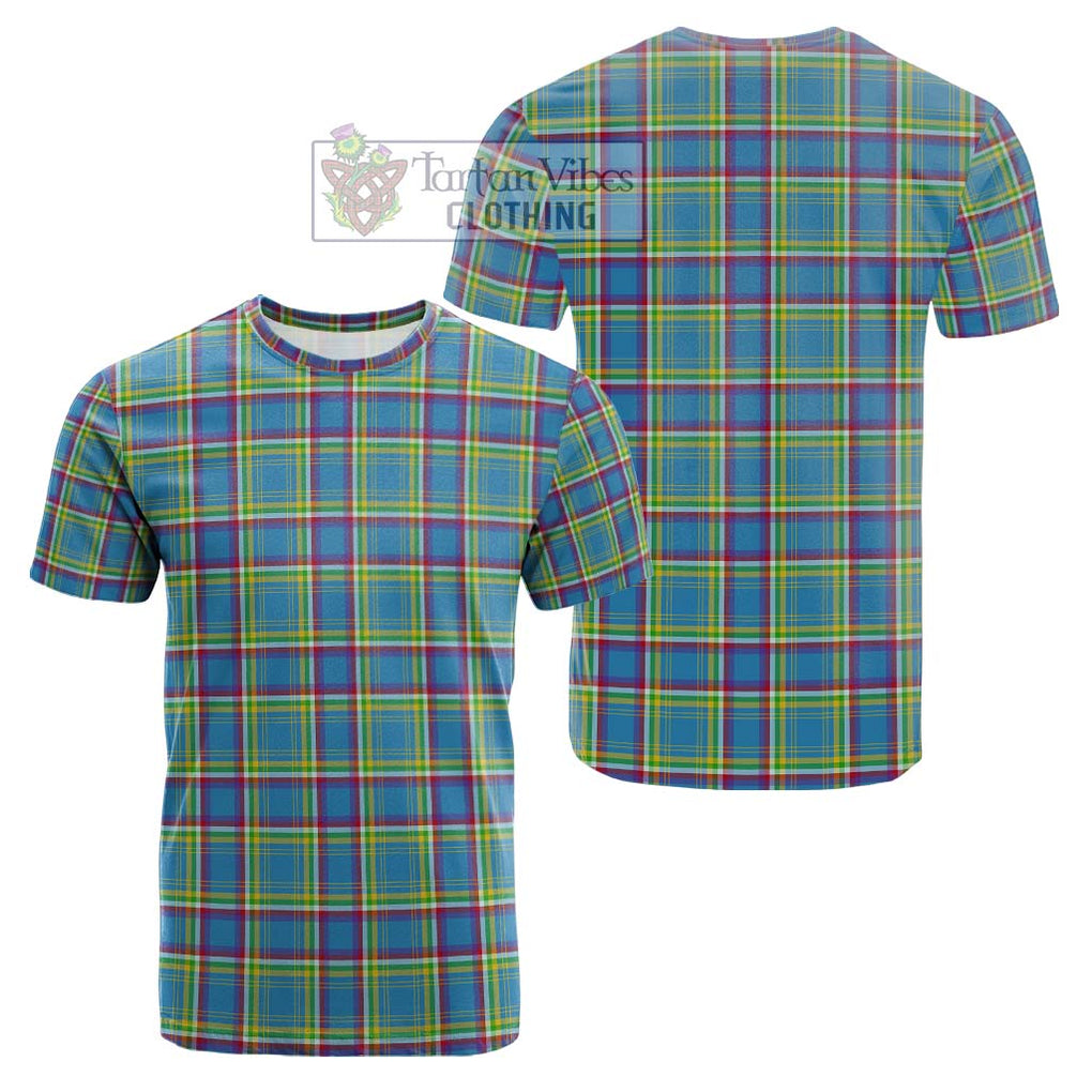 Yukon Territory Canada Tartan Cotton T-Shirt Kid's Shirt - Tartanvibesclothing Shop