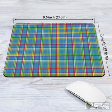 Yukon Territory Canada Tartan Mouse Pad