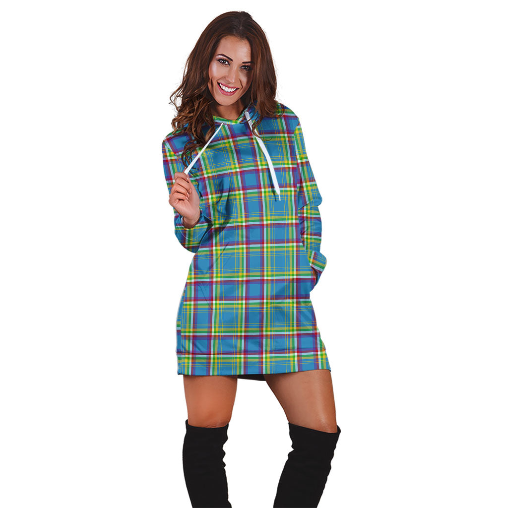 Yukon Territory Canada Tartan Hoodie Dress - Tartan Vibes Clothing
