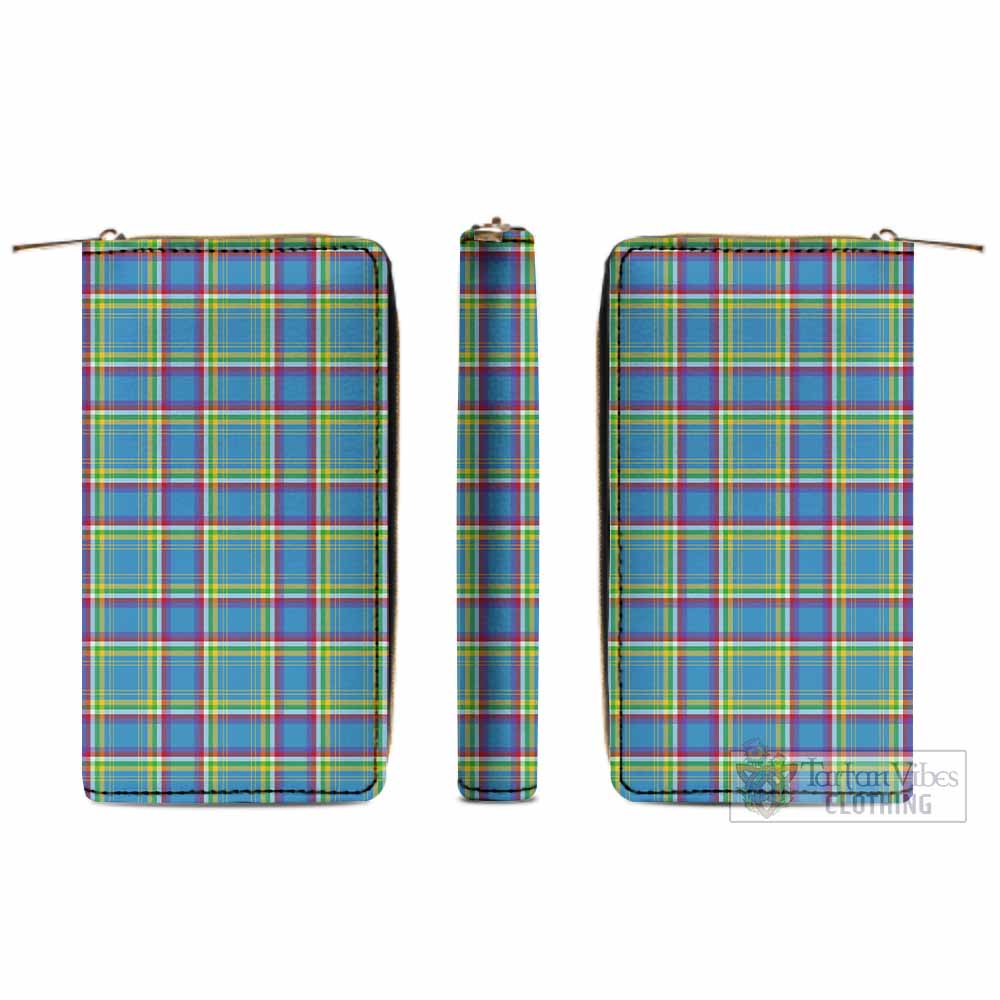 Tartan Vibes Clothing Yukon Territory Canada Tartan Women's Leather Wallet