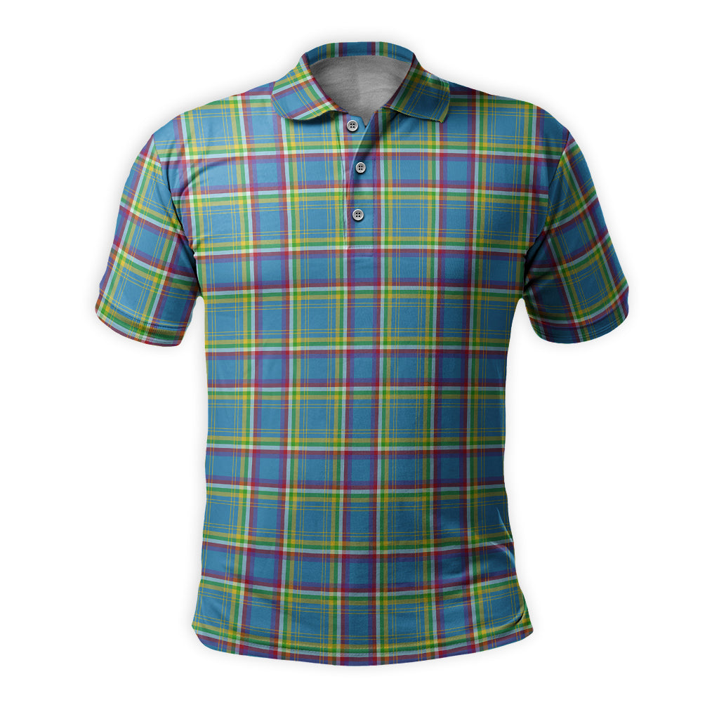 Yukon Territory Canada Tartan Mens Polo Shirt