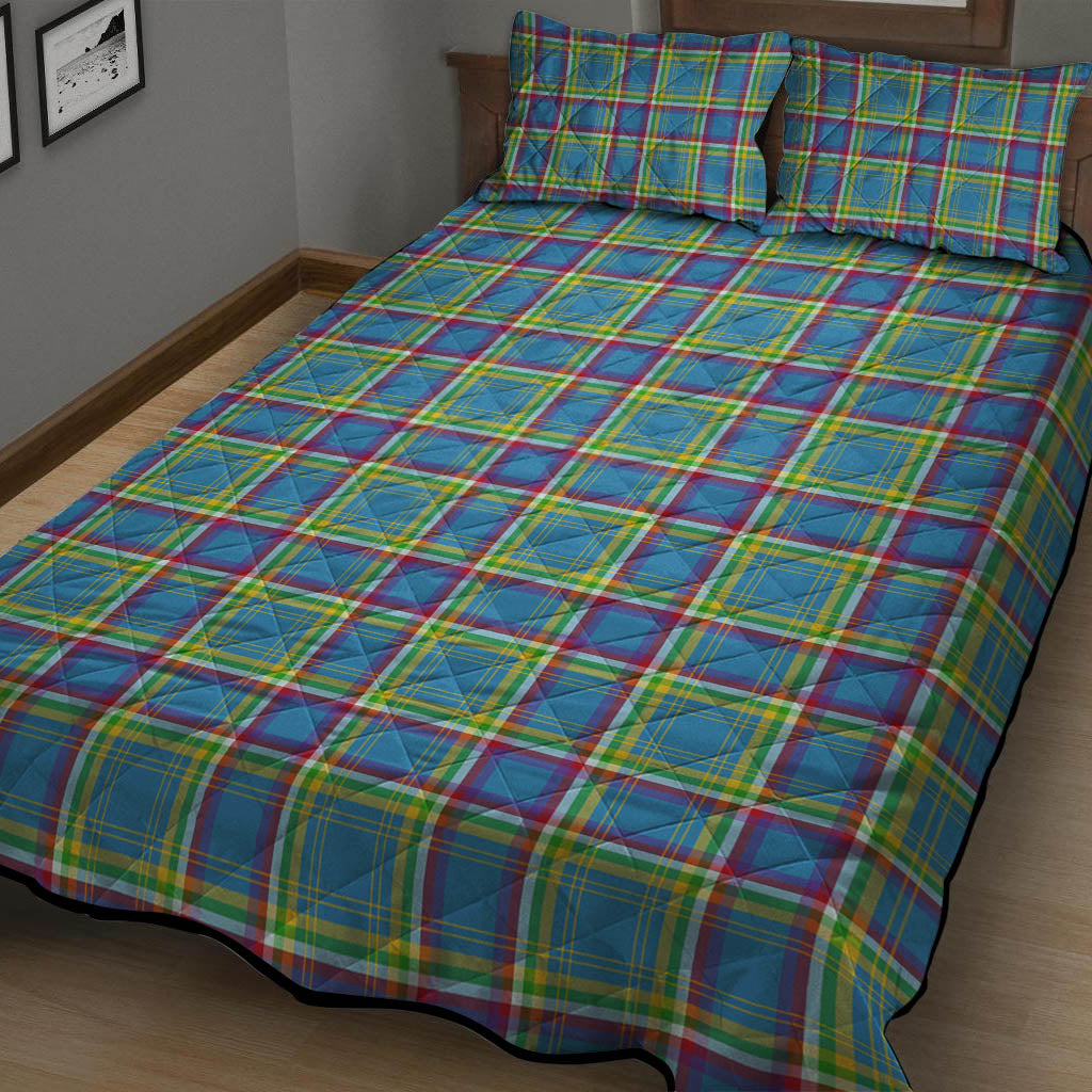 Yukon Territory Canada Tartan Quilt Bed Set - Tartanvibesclothing Shop