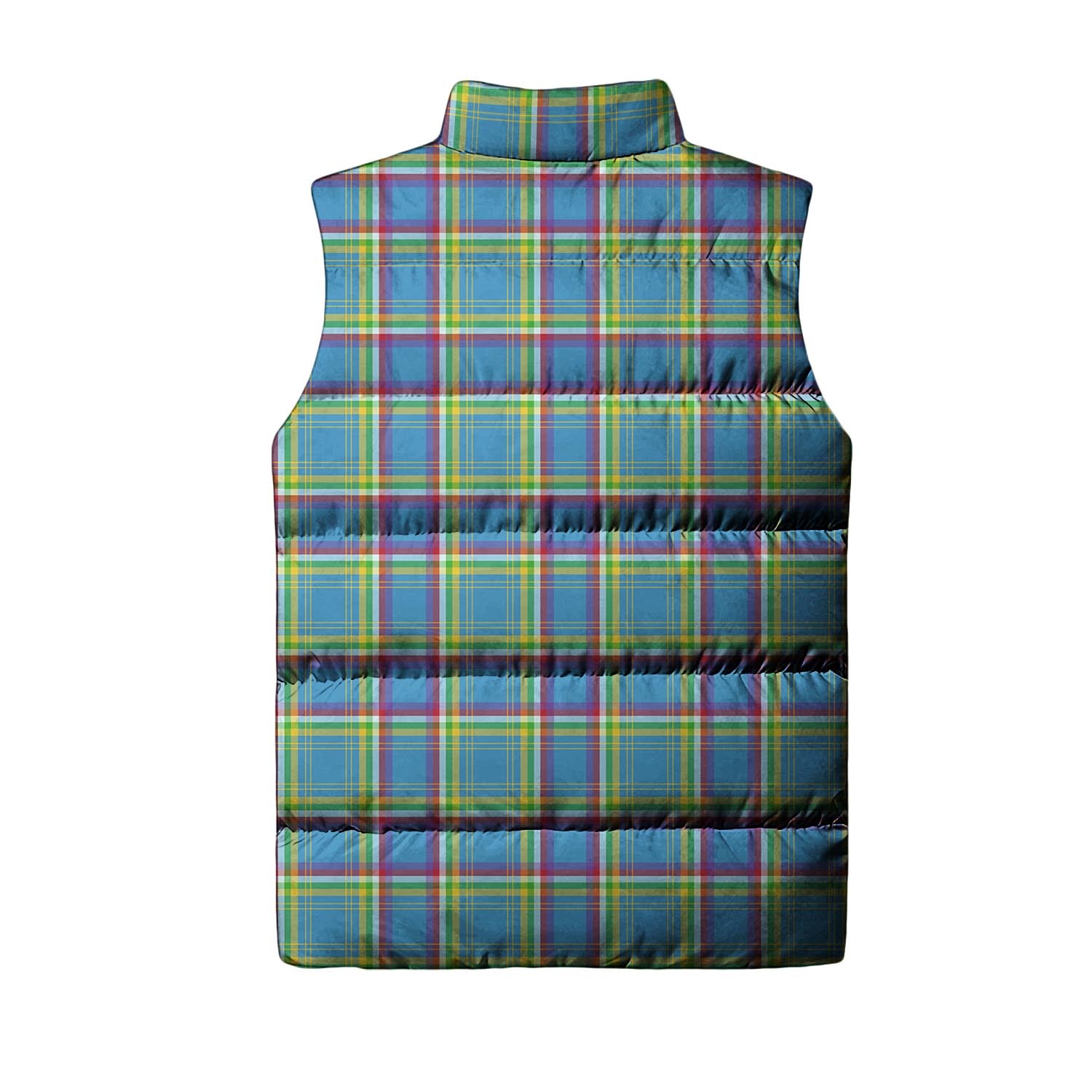 Yukon Territory Canada Tartan Sleeveless Puffer Jacket - Tartanvibesclothing