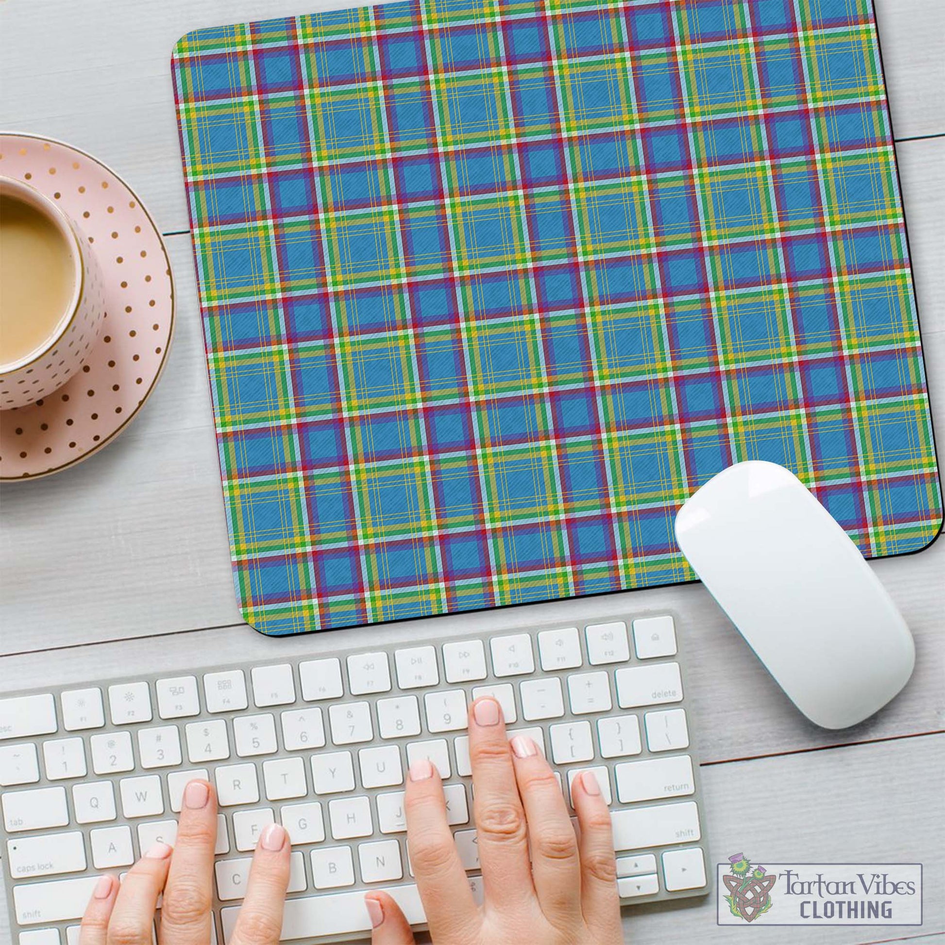 Tartan Vibes Clothing Yukon Territory Canada Tartan Mouse Pad