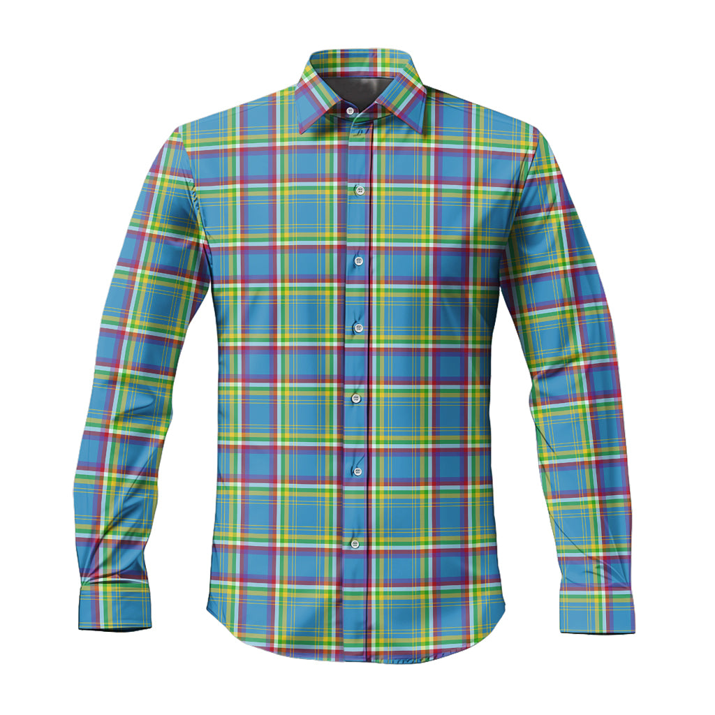 yukon-territory-canada-tartan-long-sleeve-button-up-shirt