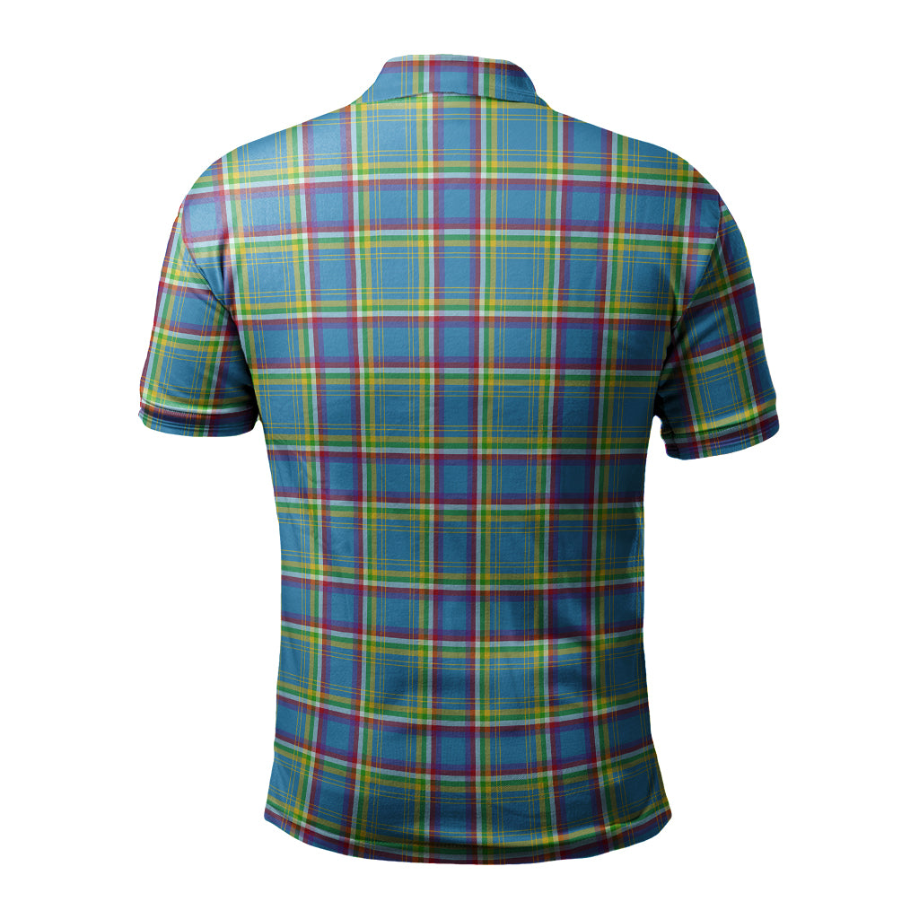 Yukon Territory Canada Tartan Mens Polo Shirt