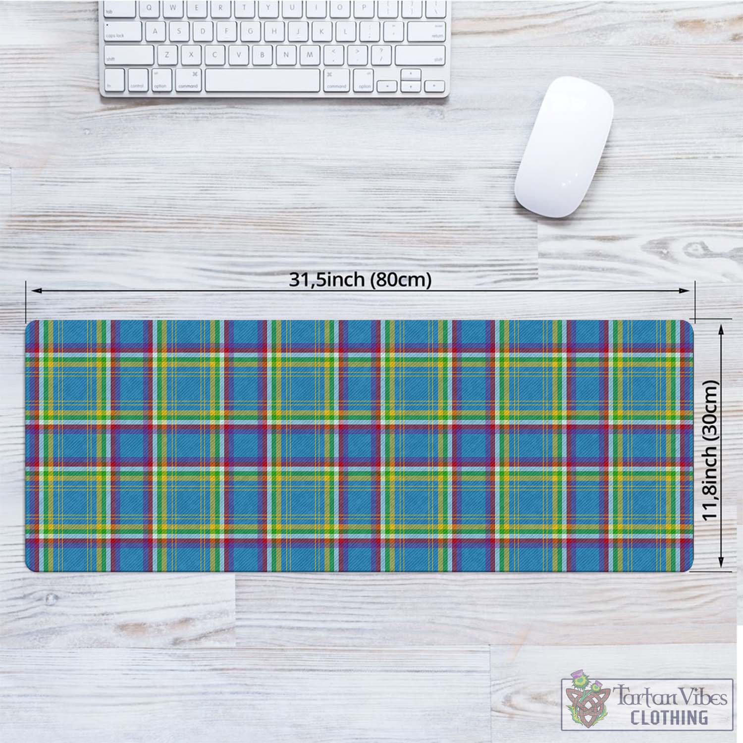 Tartan Vibes Clothing Yukon Territory Canada Tartan Mouse Pad