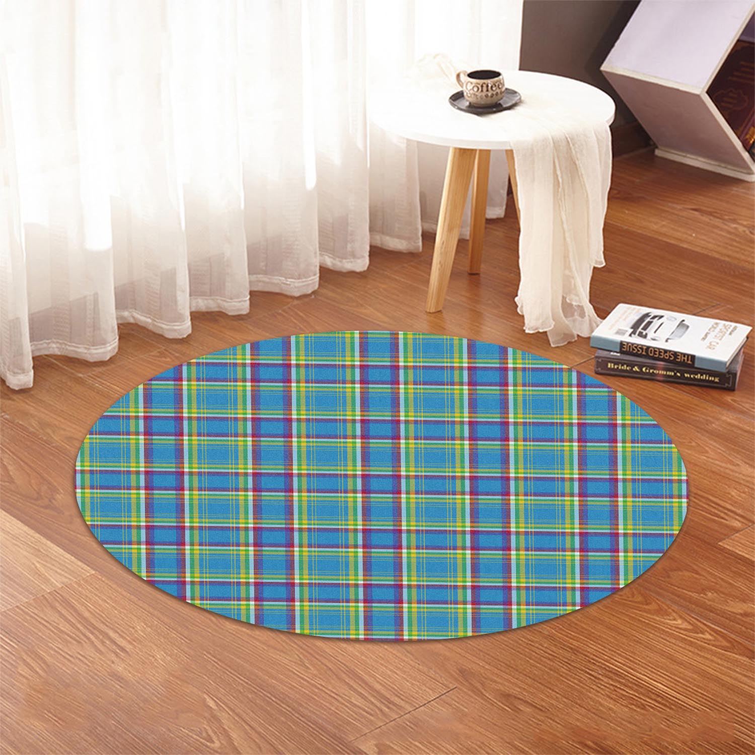 yukon-territory-canada-tartan-round-rug