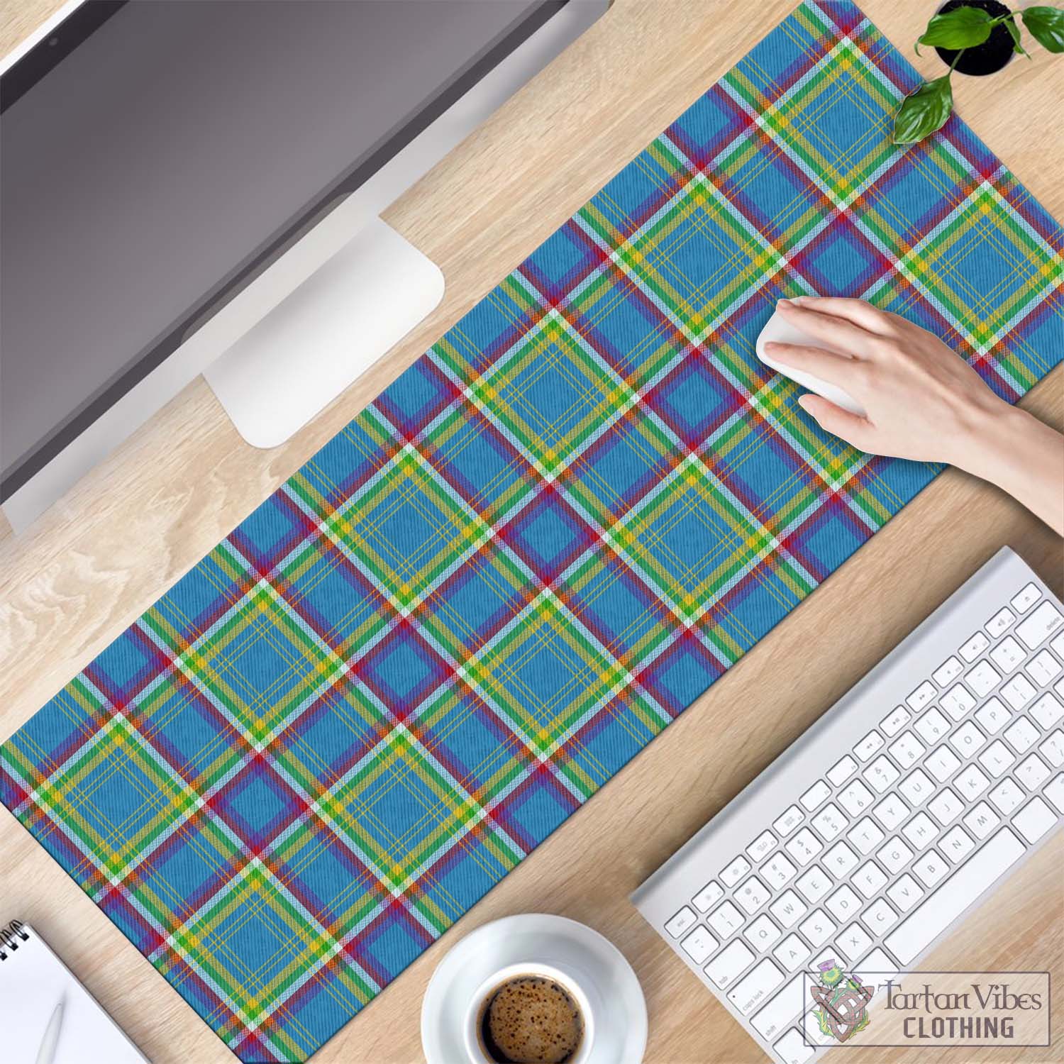 Tartan Vibes Clothing Yukon Territory Canada Tartan Mouse Pad