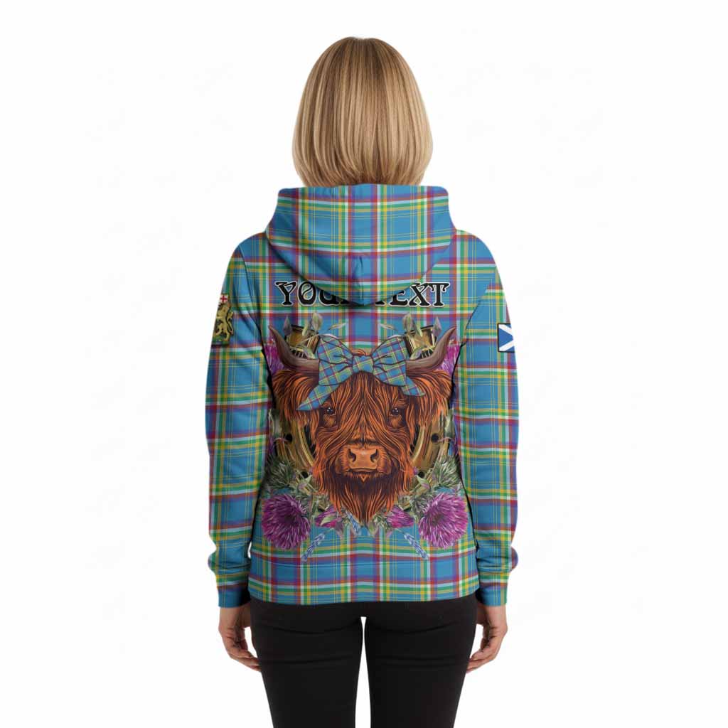 Yukon Territory Canada Tartan Hoodie Scottish Thistle Heilan Coo