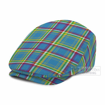 Yukon Territory Canada Tartan Jeff Cap, Tartan Flat Cap
