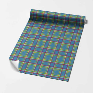 Yukon Territory Canada Tartan Wrapping Paper