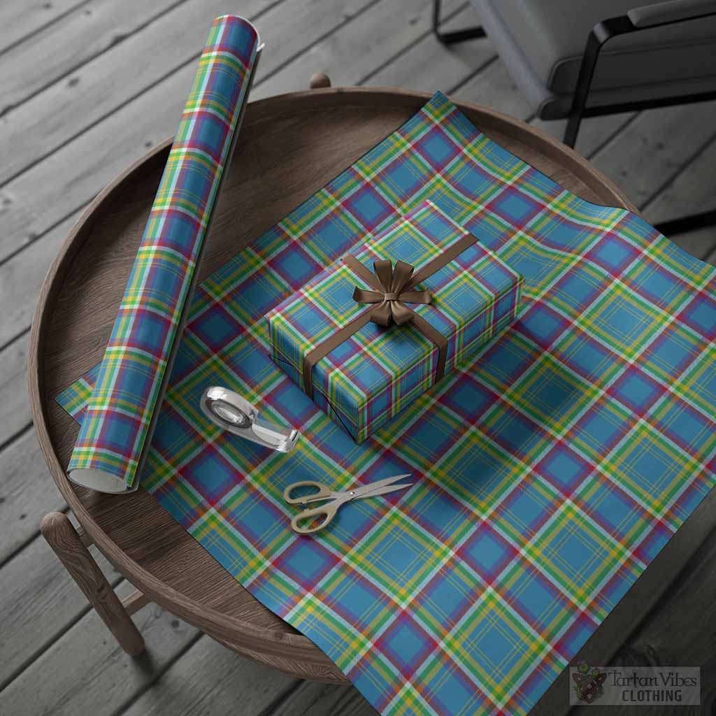 Yukon Territory Canada Tartan Wrapping Paper