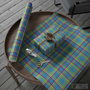 Yukon Territory Canada Tartan Wrapping Paper