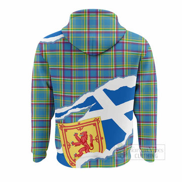 Yukon Territory Scotland Football Tartan Hoodie We'll Be Coming