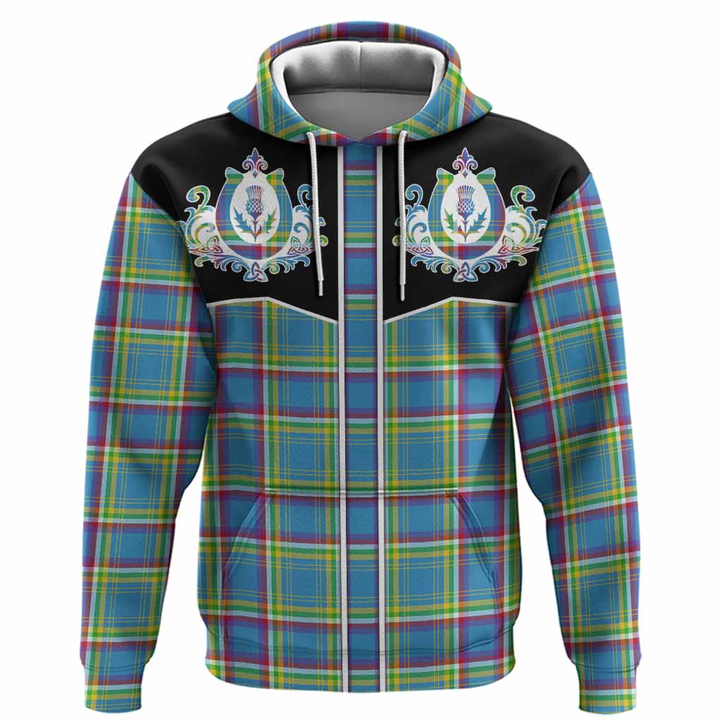 Yukon Territory Tartan Hoodie Horseshoe Ornament Pullover Hoodie - Tartan Vibes Clothing