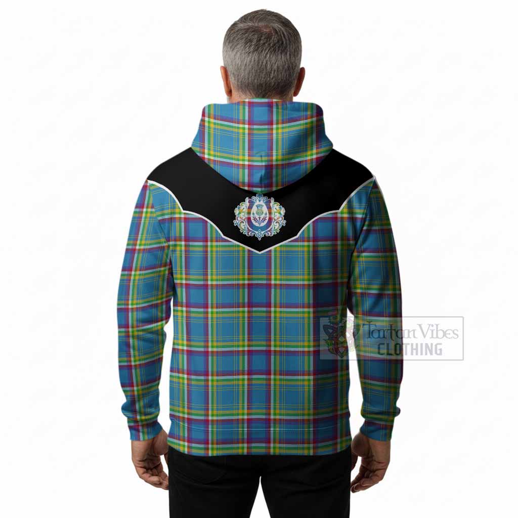 Yukon Territory Tartan Hoodie Horseshoe Ornament - Tartan Vibes Clothing