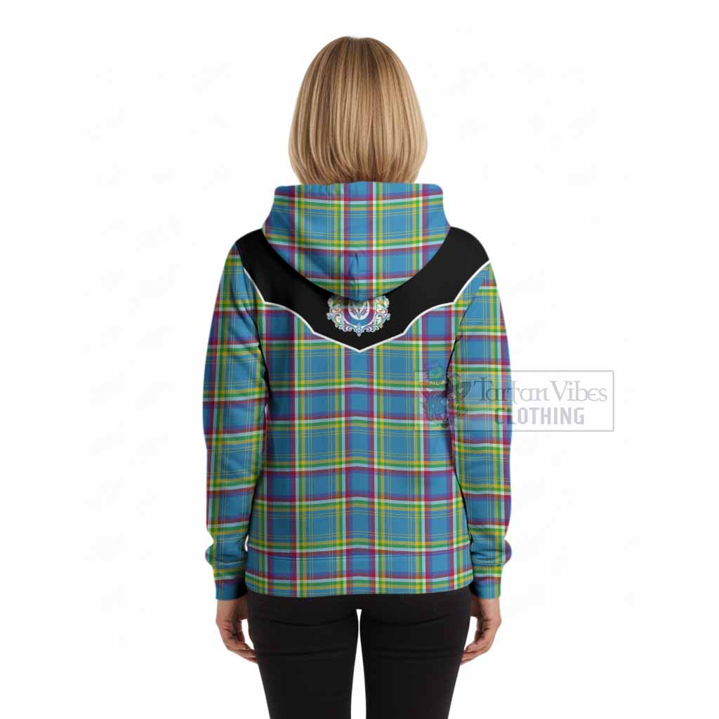 Yukon Territory Tartan Hoodie Horseshoe Ornament - Tartan Vibes Clothing