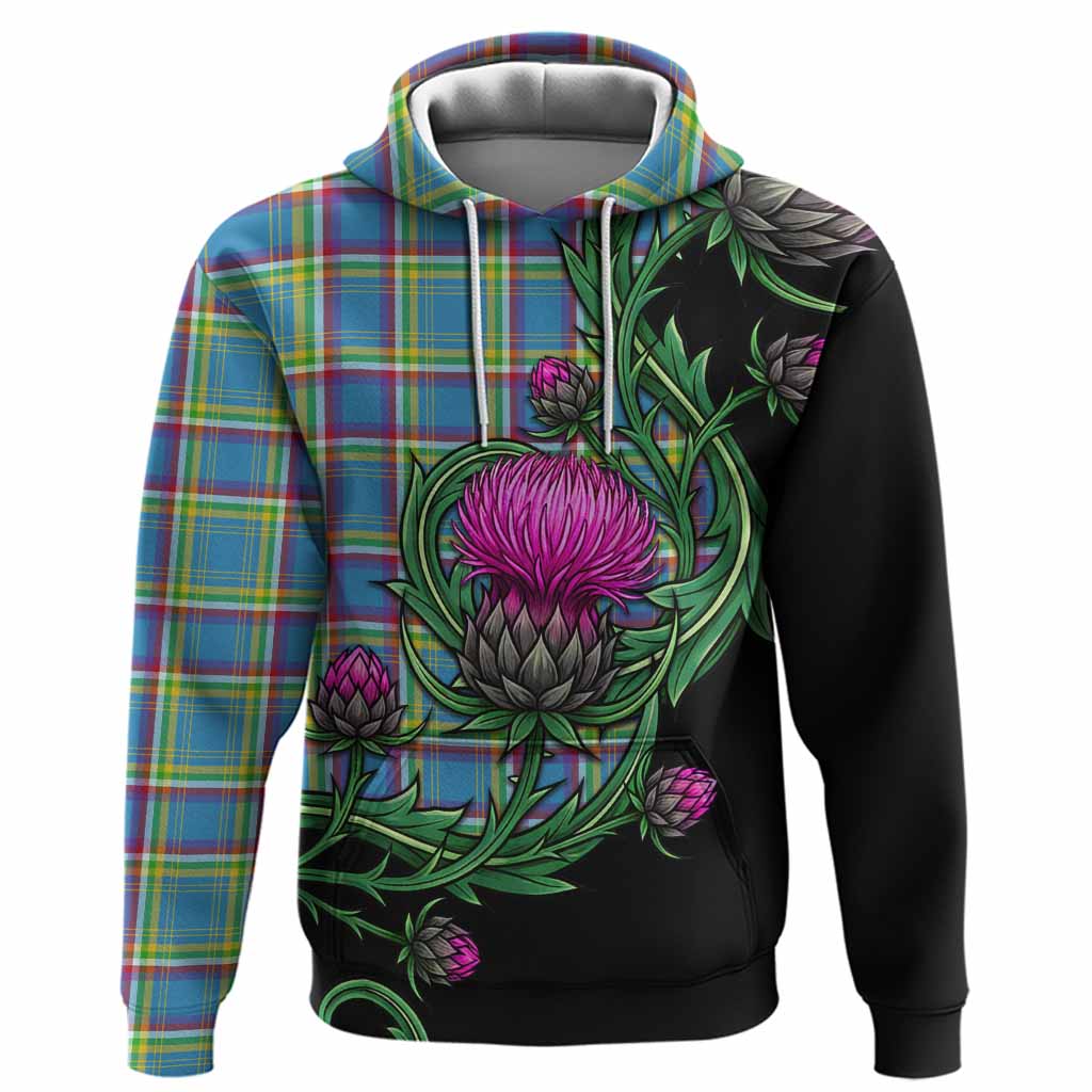 Yukon Territory Tartan Hoodie Resilient Scottish Thistle