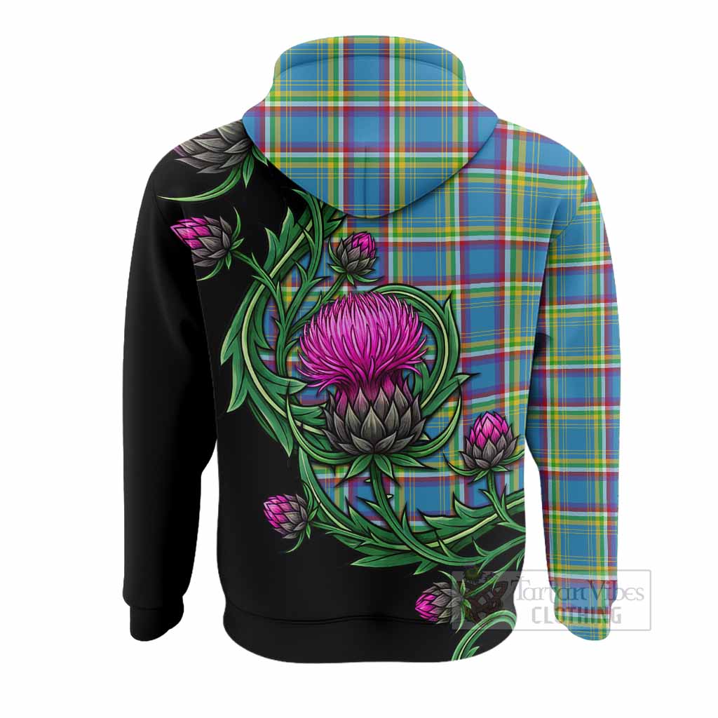 Yukon Territory Tartan Hoodie Resilient Scottish Thistle