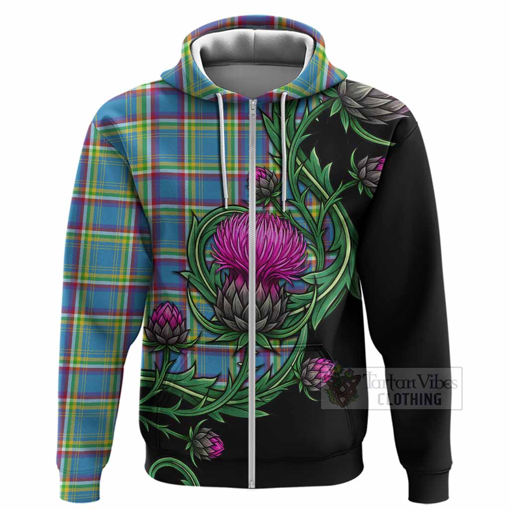 Yukon Territory Tartan Hoodie Resilient Scottish Thistle
