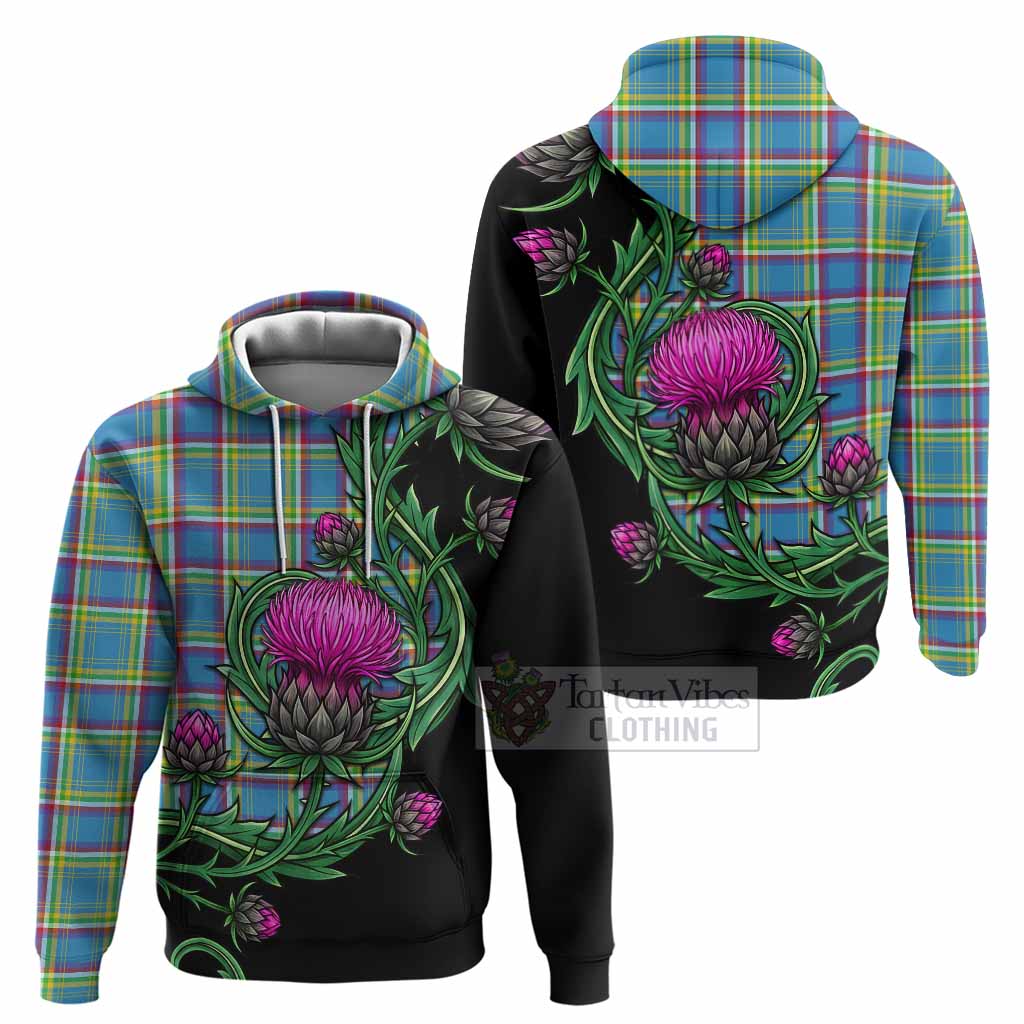 Yukon Territory Tartan Hoodie Resilient Scottish Thistle