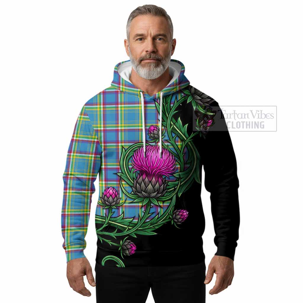 Yukon Territory Tartan Hoodie Resilient Scottish Thistle