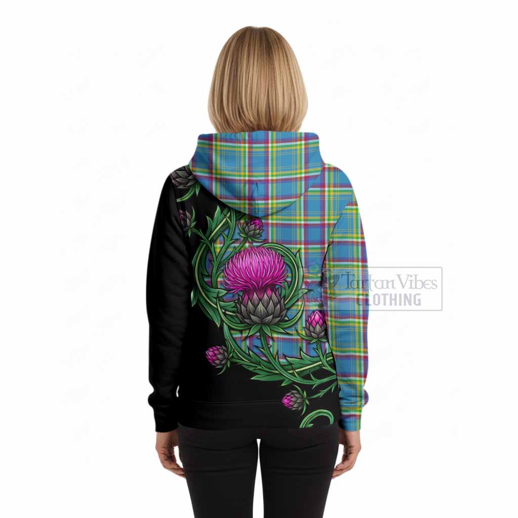 Yukon Territory Tartan Hoodie Resilient Scottish Thistle