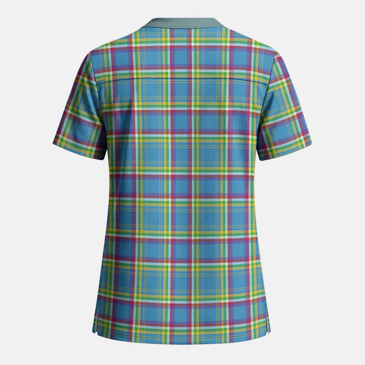 Yukon Territory Tartan Scrub Top - Tartan Vibes Clothing